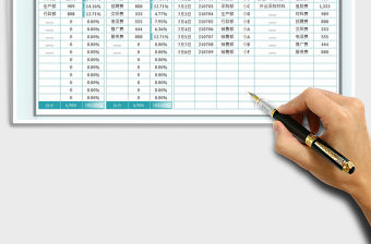 2022費用支出明細及分類分析免費下載