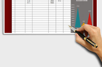 2022財務收支結存明細表免費下載