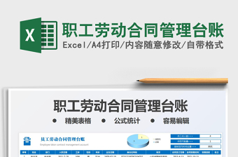 2021職工勞動合同管理臺賬免費下載