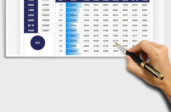2021公司部門年度數(shù)據(jù)統(tǒng)計表免費下載