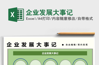 2021企業(yè)發(fā)展大事記免費(fèi)下載