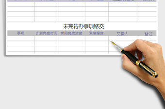 2022員工辭職移交物品明細表免費下載