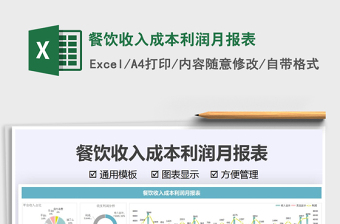 2022EXCEL收入成本利润饼状图