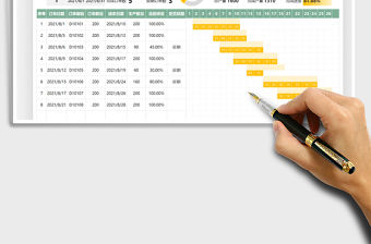2021生產(chǎn)計(jì)劃表-進(jìn)度表免費(fèi)下載