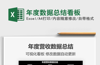 2021年度數(shù)據(jù)總結(jié)看板免費下載