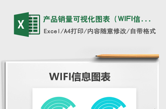 2022产品销量可视化图表（WIFI信息图）免费下载