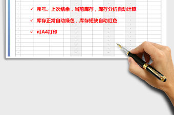 2022庫存管理表免費下載