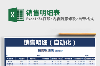 2022銷售明細(xì)表免費(fèi)下載