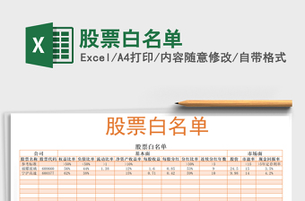 2022股票白名單免費(fèi)下載