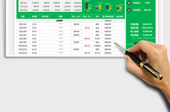 2021現(xiàn)金出納收支表免費下載