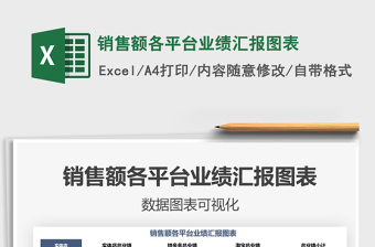 2021銷售額各平臺(tái)業(yè)績(jī)匯報(bào)圖表免費(fèi)下載