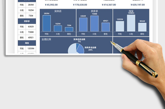 2021銷售額各平臺業(yè)績匯報(bào)圖表免費(fèi)下載