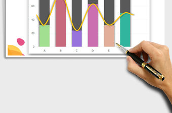 2022可視化EXCEL柱形圖免費下載