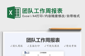 2021團(tuán)隊(duì)工作周報(bào)表免費(fèi)下載