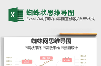 2022蜘蛛狀思維導圖免費下載