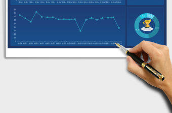 2021班級學(xué)生成績可視化看板免費下載