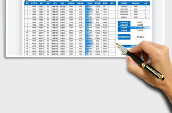 2021員工業績統計表免費下載