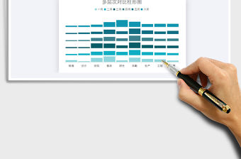 2021多層次對(duì)比柱形圖免費(fèi)下載
