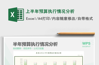 2022上半年預算執(zhí)行情況分析免費下載
