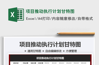 2021項(xiàng)目推動(dòng)執(zhí)行計(jì)劃甘特圖免費(fèi)下載