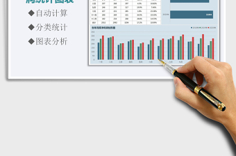 2022公司年终净利润统计图表免费下载