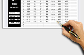 2021客戶預約登記表免費下載
