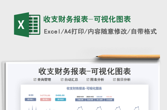2022收支財務報表-可視化圖表免費下載