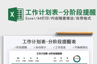 2021工作計(jì)劃表-分階段提醒免費(fèi)下載