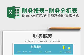 2022excel超市财务报表