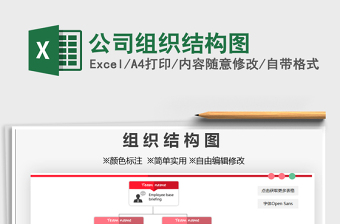 2021公司組織結構圖免費下載