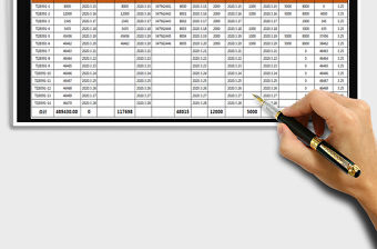 2022財務報表-收付款明細免費下載