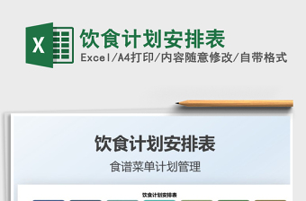 2021飲食計劃安排表免費下載