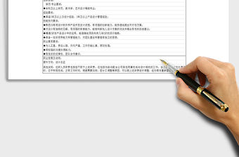 2022ID設計經理崗位說明書免費下載