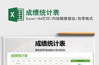 2022成績統計表免費下載