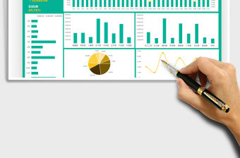 2021財務費用支出明細表-可視化圖表免費下載