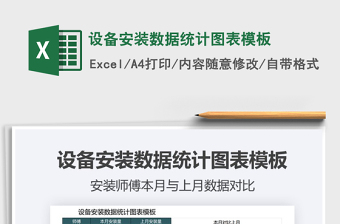 2021設備安裝數(shù)據(jù)統(tǒng)計圖表模板免費下載