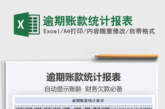 2021逾期賬款統(tǒng)計(jì)報(bào)表免費(fèi)下載