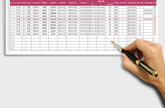 2021休产假人员返岗统计表免费下载