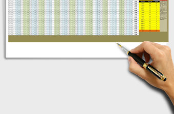 2022績效考核excel模板（評價等級轉換分值）免費下載