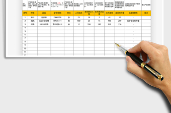 2022简易实用版库存表免费下载