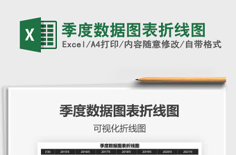 2021季度數據圖表折線圖免費下載