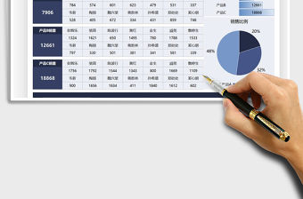 2021產品銷量數據統計匯報免費下載