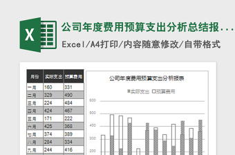 2022年度预算报表