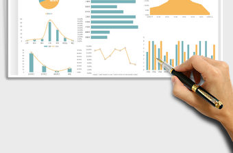 2022人力資源分析管理表-可視化圖表免費下載