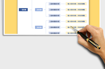 2022思维导图A4通用版免费下载