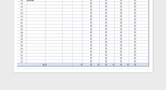 2022每日盤點表（自動計算）免費下載