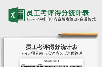 2021員工考評(píng)得分統(tǒng)計(jì)表免費(fèi)下載