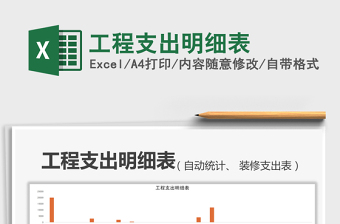 2021工程支出明細(xì)表免費(fèi)下載