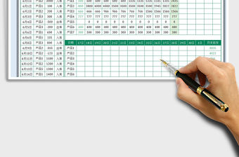 2021倉庫每日結存數據自動統計表免費下載