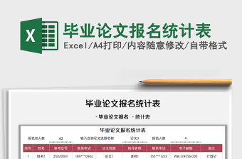 2021畢業(yè)論文報(bào)名統(tǒng)計(jì)表免費(fèi)下載